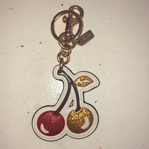 cherry coach keychain